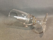 Antico Lente A Assenzio Da Bistrot IN Vetro Spesso 19ème Vintage Old French