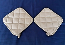 Set di 4 presine Da Forno  in tessuto  grigio per la cucina 20 X 20 cm Ottime