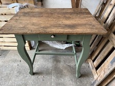 TAVOLO RUSTICO IN LEGNO PER TRULLI O MASSERIE CON CASSETTO