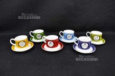 Set 6 Tazzine Con Piattini Disney Decorati Egan Banda Bassotti