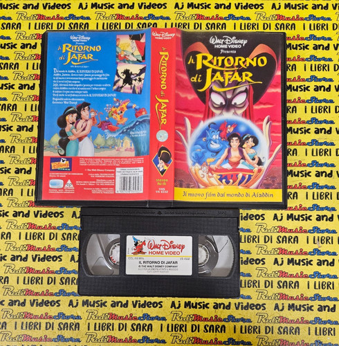 Vhs film aladdin ritorno di - ritorno,