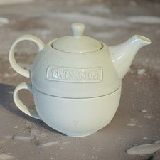 Twinings Set Teiera Tè in Ceramica Bianca per Un Nuovo Regalo