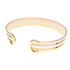 AUTH CARTIER 2C BRACELET 750