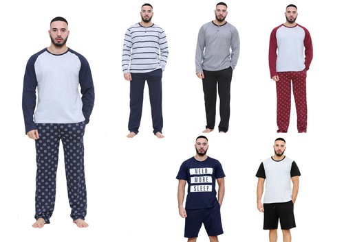 Pigiama uomo set pigiama più