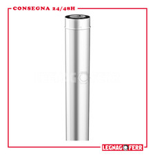 Tubo 1 mt Stufe Legna Pellet