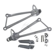 PAIR SILV REAR FOOTRESTS FOR