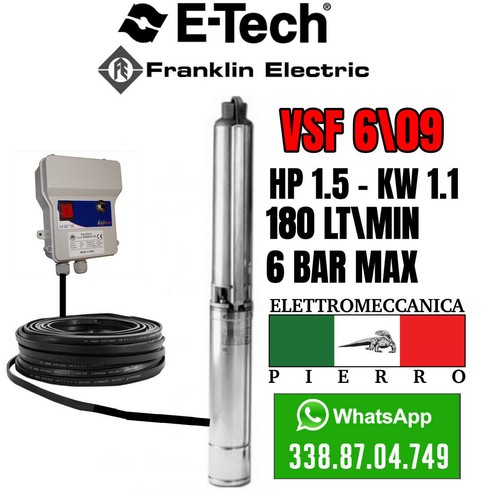 Pompa sommersa tech - sommersa, e-tech