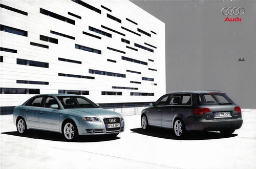 Depliant brochure audi a4 - depliant,