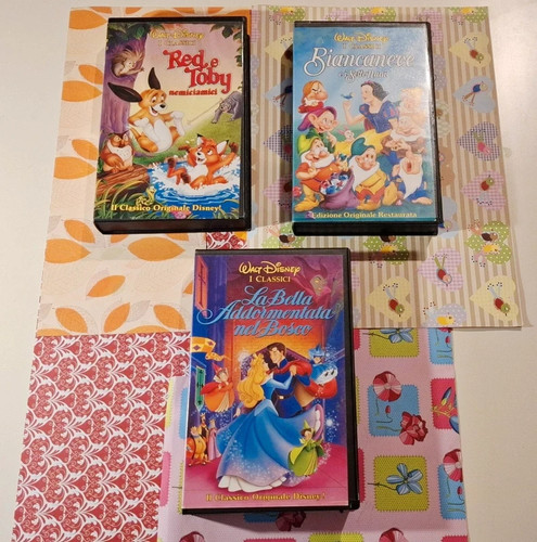 Lotto vhs disney red - vhs,