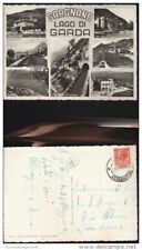 2537) GARGANO LAGO DI GARDA VIAGGIATA 1956 VEDUTINE PALAZZO VILLA FELTRINELLI ST