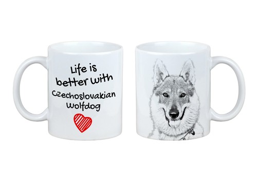 Cane lupo cecoslovacco tazza - lupo,