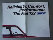 FIAT 132 orig 1972 UK Mkt