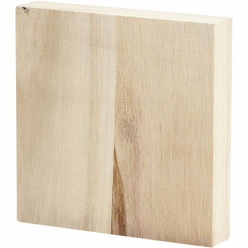 Square wooden block icon - wooden,