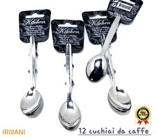 12 Cucchiaini Caffè Cucchiai Cucchiaio Cucina Latte StainlessSteel 