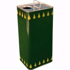 LATTINA per OLIO RETTANGOLARE da 20 Litri con Tappo