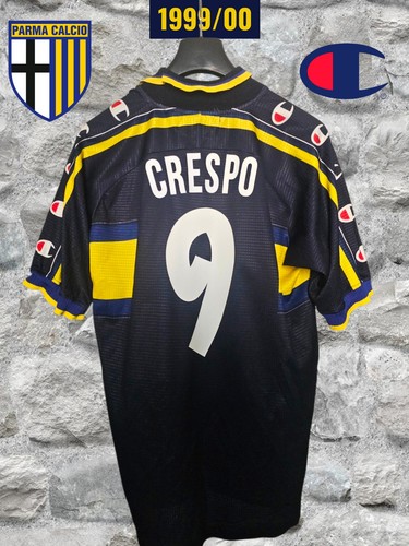 Maglia parma 1999 crespo 9 - maglia,