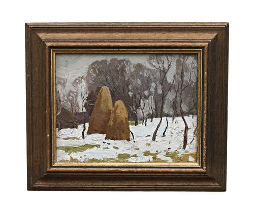 Dipinto olio cartone - dipinto, su