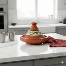 Tajine M 22 cm in Terracotta
