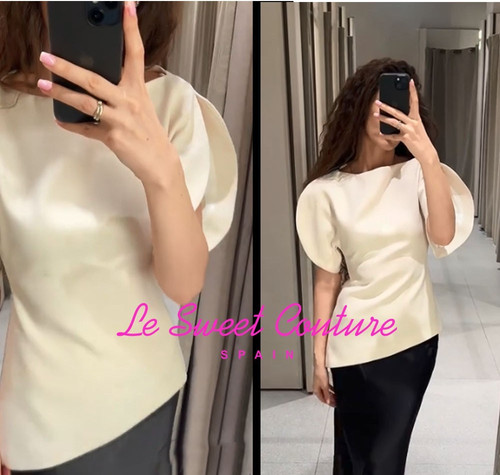 Zara woman nwt - ss2525, ecru