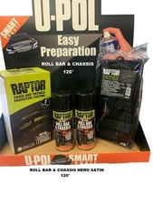 RAPTOR 1K VERNICE -N. 2 SPRAY x 366ml -ROOL BAR & CHASSIS - RESISTE 120° - NERO