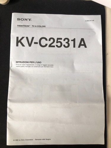 Manuale istruzioni televisore - istruzioni,