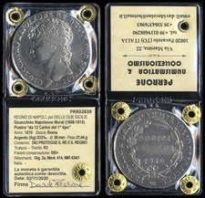 #A2839] REGNO DI NAPOLI - GIOACCHINO NAPOLEONE MURAT - 12 CARLINI 1810 PERIZIATA