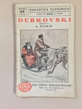 Dubrovski di Puskin Romantica economica 38 Ed. Sonzogno 1926