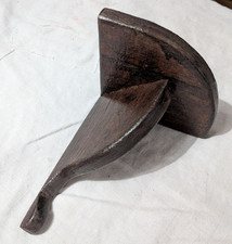 MENSOLA LEGNO ANGOLO ANTICA ORIGINALE  14,5x13,5 h 19,5 cm VINTAGE!!!