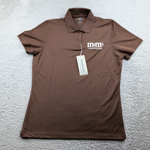Candy polo shirt womens m - m&ms,