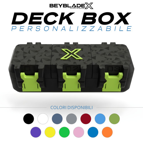 Deck box torneo beyblade - deck, x