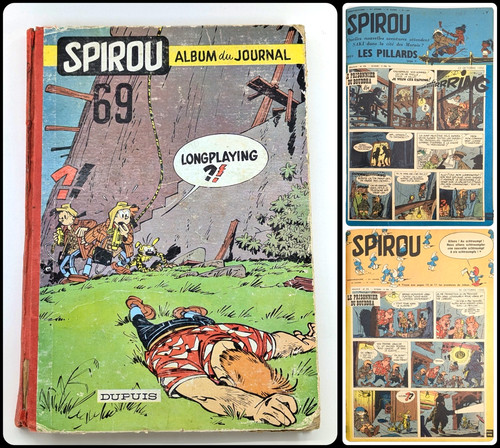 1958 spirou 1071 1072 puffi - 1958,
