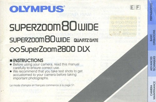Olympus superzoom wide - olympus,