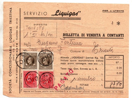 Crt 1942 trieste liquigas - 85,