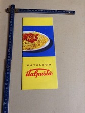 ITALPASTA CATALOGO PUBBLLICITARIO PRODOTTI POSTER ANNI 50/60 