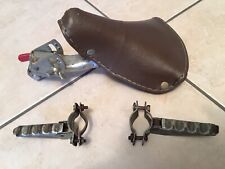 Sella Porta Bimbo Epoca Più Poggiapiedi Vintage 