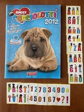 ALBUM Completo Amici Cucciolotti 2012 Pizzardi Editore  + 13 Figurine Extra