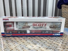 CORGI MODEL 1:50 - RIMORCHIO FRIGO SCOTT TRAWLERS SCANIA - certificato n. "666"