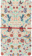 : Taccuino Da Viaggio Frida Kahlo | Travel Journal in Pelle Sintentica Con 2 Qua