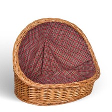 Cuccia lettiera in vimini con