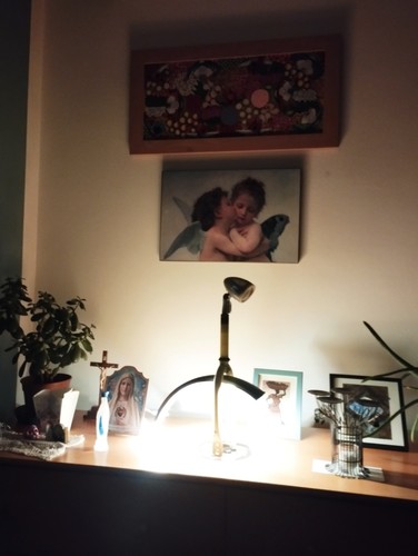 Lampada arte povera - lampada,
