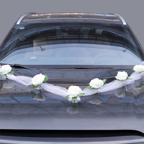 Decorazione auto sposa coppia - auto,
