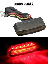 Faro fanale  fanalino posteriore  moto  a 6 led   rossi     universale  