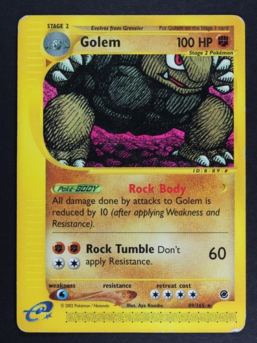 Pokémon golem 49 - dm, 49/165
