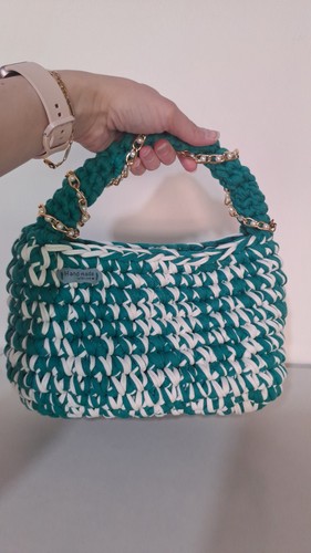 Borsa all uncinetto fatta - borsa, all'uncinetto