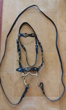 Briglia stile spagnolo, pelle
