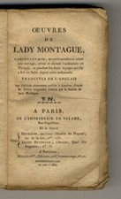 Oeuvres de Lady Montague