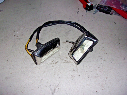 Luci targa cromate lancia - 2,