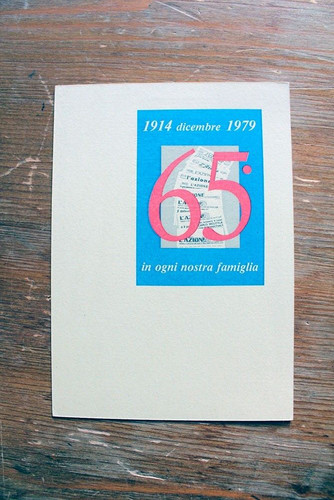 Cartolina commemorativa - cartolina, 65°