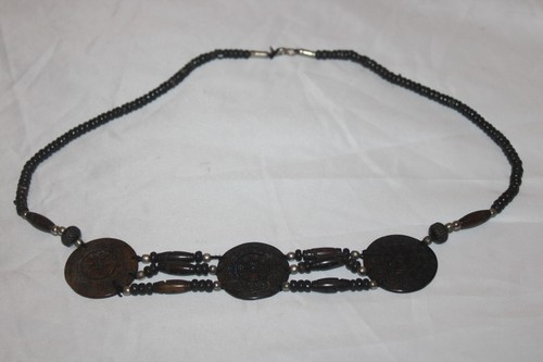 Collana ebano lavorata - collana, a