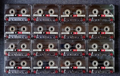 Lotto pcs audiocassette - 16,